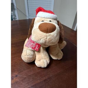 Hallmark Animated Musical Dog Jingle Tail Pup Plush Christmas